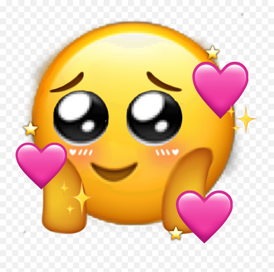 Emoji Love Lovey Dovey Sticker By Tsubaki Happy,Love Emoji Memes