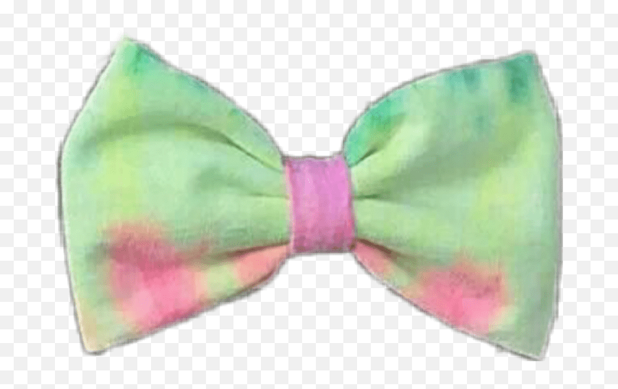 Pink Yellow Green Bow Tie Bowtie Formal Satin Emoji,Bowtie Emoji