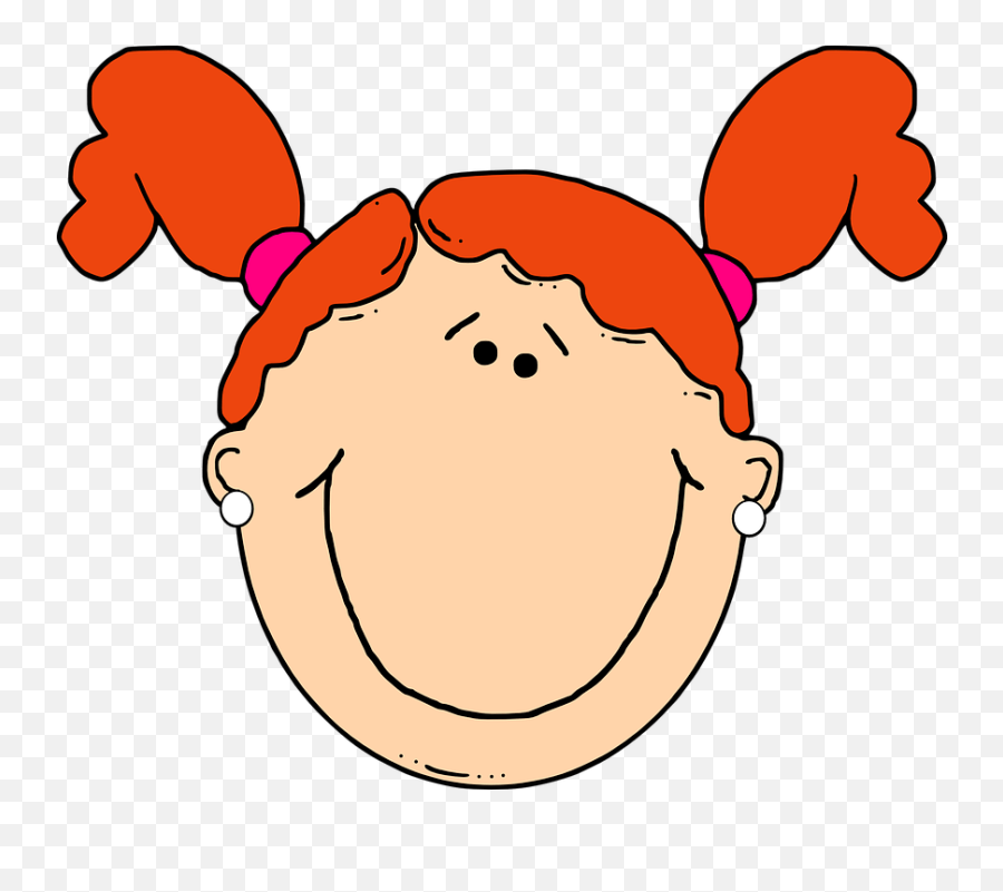 Free Ponytail Girl Images Redhead Clipart Emoji,Japanese Emoticons Flower In Hair free