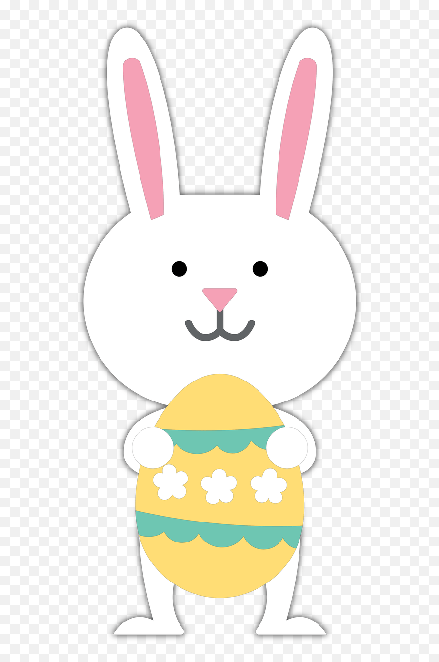 Easter Egg With Bunny Cartoon Emoji,Bunny Egg Emoji free