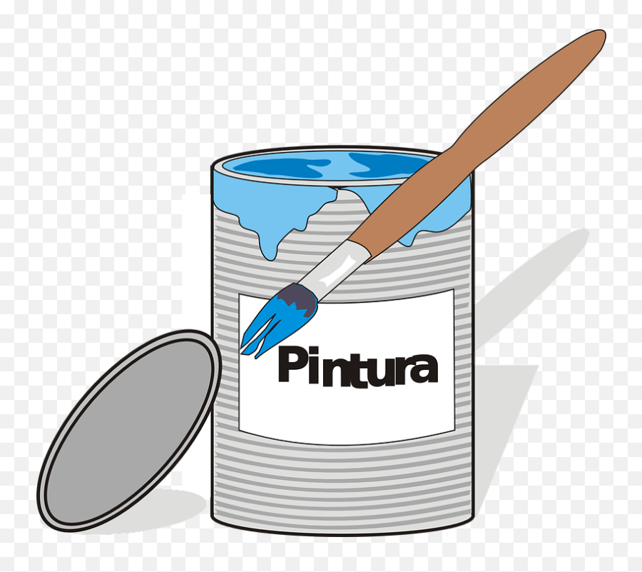 Pintura Paint Can Cartoon Paint Tin Emoji,Paint Bucket Emoji free