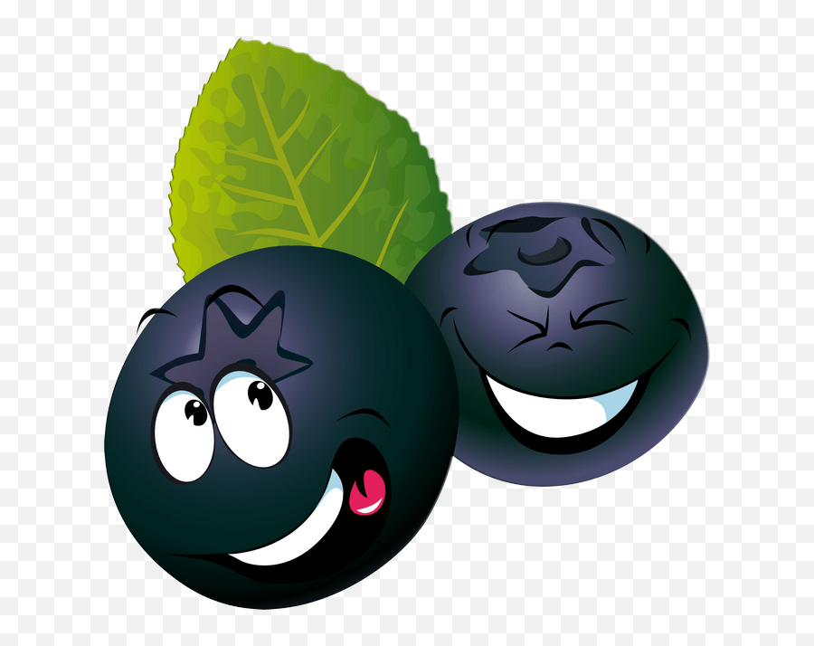 Funny Fruit Blueberry Fruit Funny Emoji,Is There A Blueberry Emoji free transparent emoji