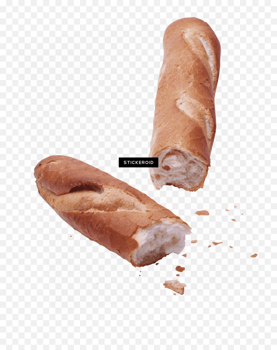 Download Bread Baguette Broken Baguette Full Size Bread Png Top View