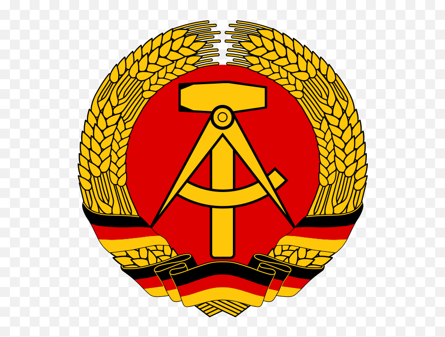 German Democratic Republic East Germany Flag Symbol Emoji,German