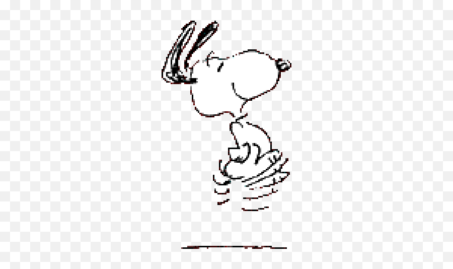 Snoopy Happy Dance Emoticon