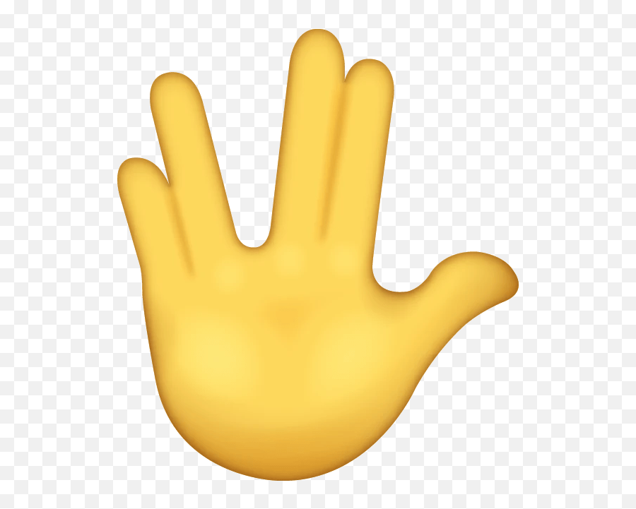 Vulcan Salute Emoji Download Ios Vulcan Salute Emoji Png,Every Emoji