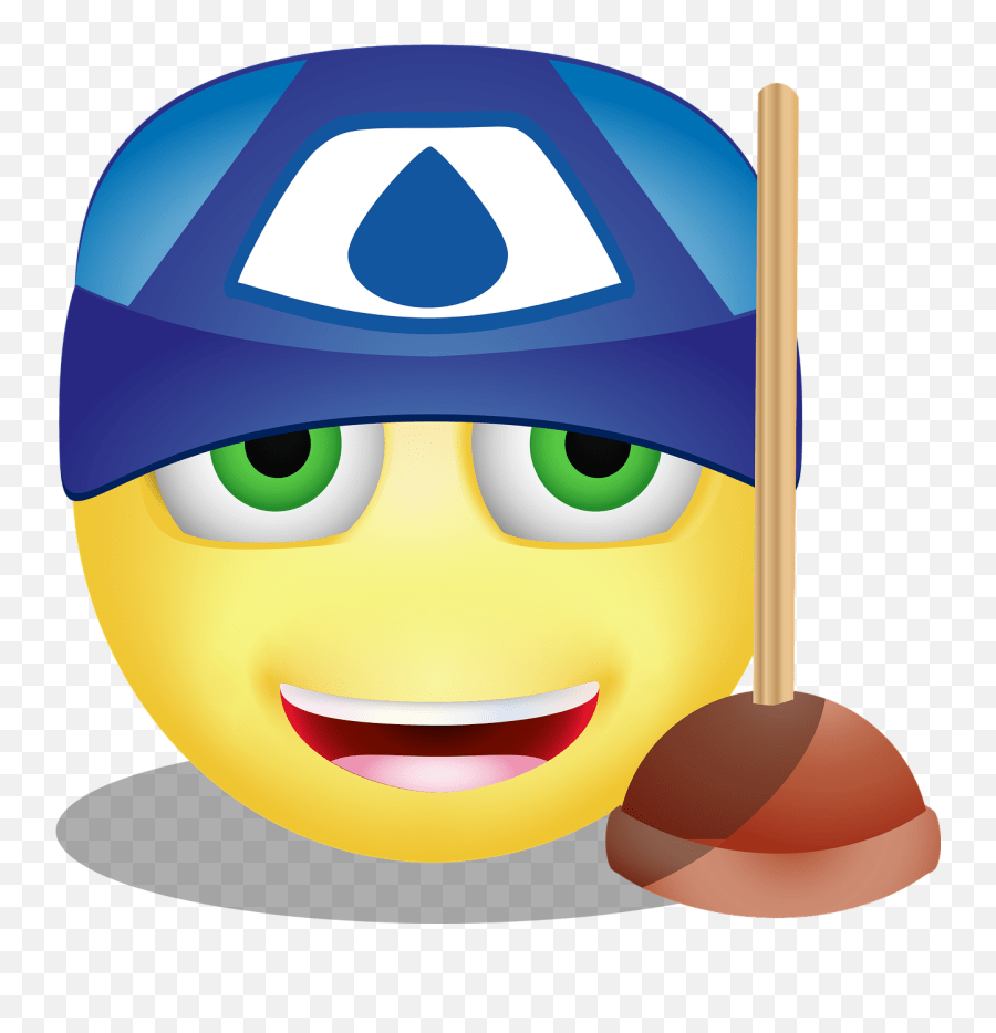 Graphic Plumber Emoticon Plumber Emoticon Smiley Emoticon Emoji