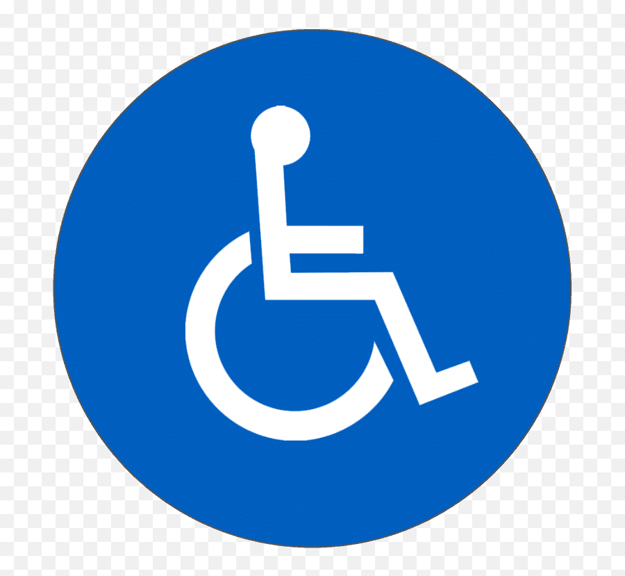 Disabled Symbol Png Images Free Download Handicapped Sign Emoji
