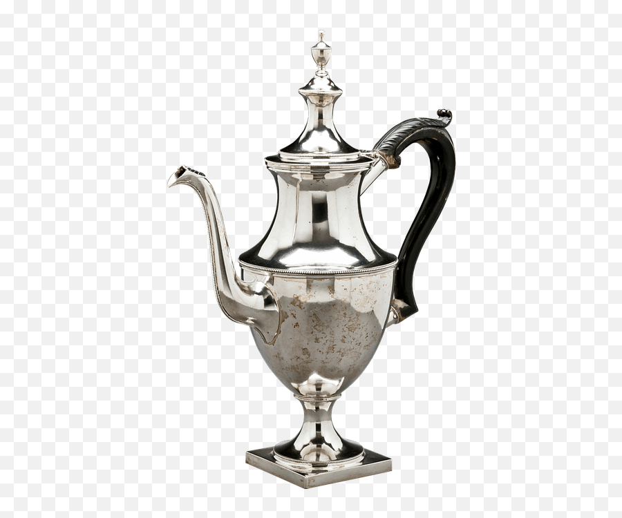 Silver Coffeepot Antique Coffee Pot Emoji,Harley Davidson Emoji