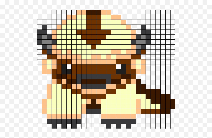 Appa Avatar Tla Perler Bead Pattern Appa Pixel Art Minecraft Emoji