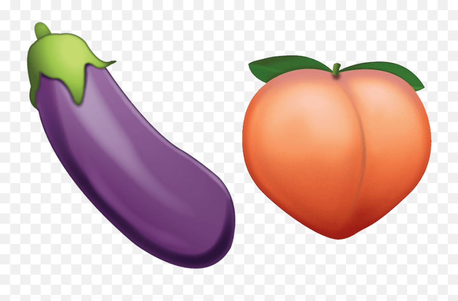 Eggplant Peach Emoji Sticker Transparent Peach Emoji Png,Peach Emoji