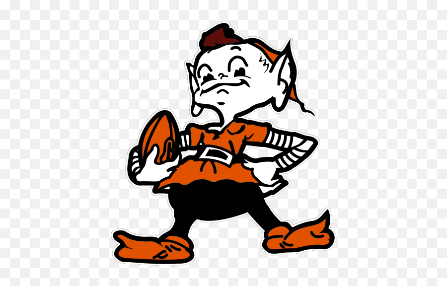 A Little History Of Brownie The Elf - Old Cleveland Browns Logo Emoji,Nfl Emoji Keyboard - Free Transparent Emoji - Emojipng.com