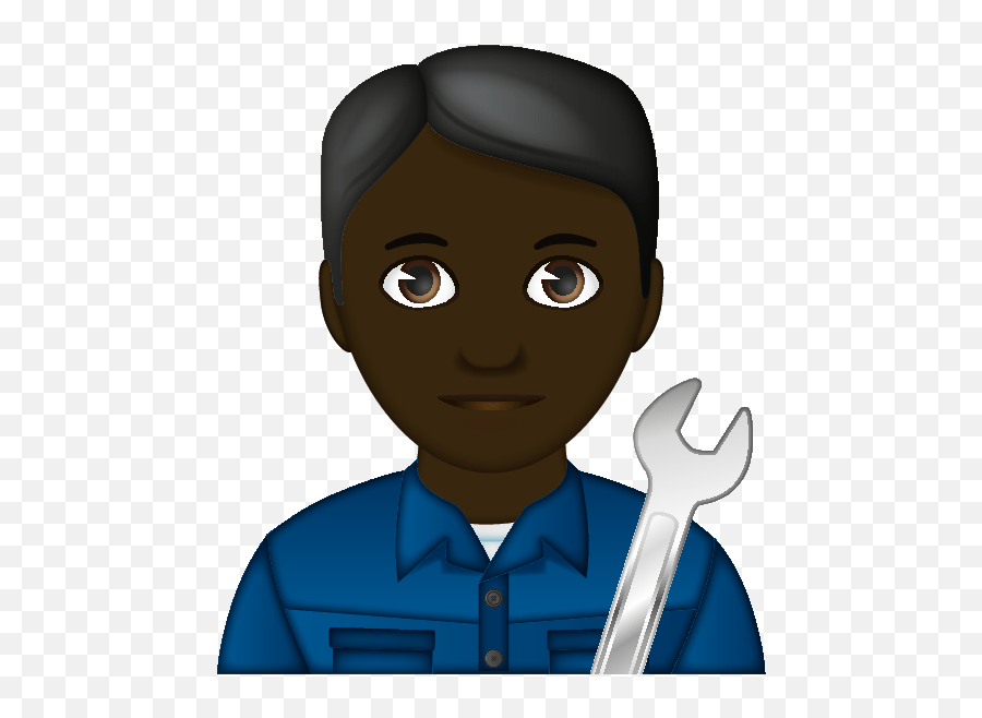 Man Mechanic Cartoon Emoji,Plumber Emoji free transparent emoji