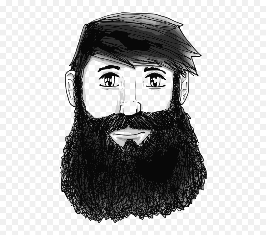 Beard Free Clipart Moustache And Beard Man Clipart Emoji,Goatee Emoji free transparent emoji