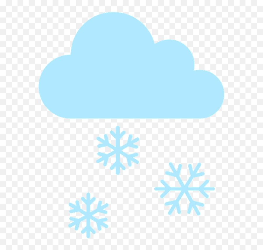 Cloud With Snow Emoji Clipart Animated Snow Emoji,Snow Emoji Png