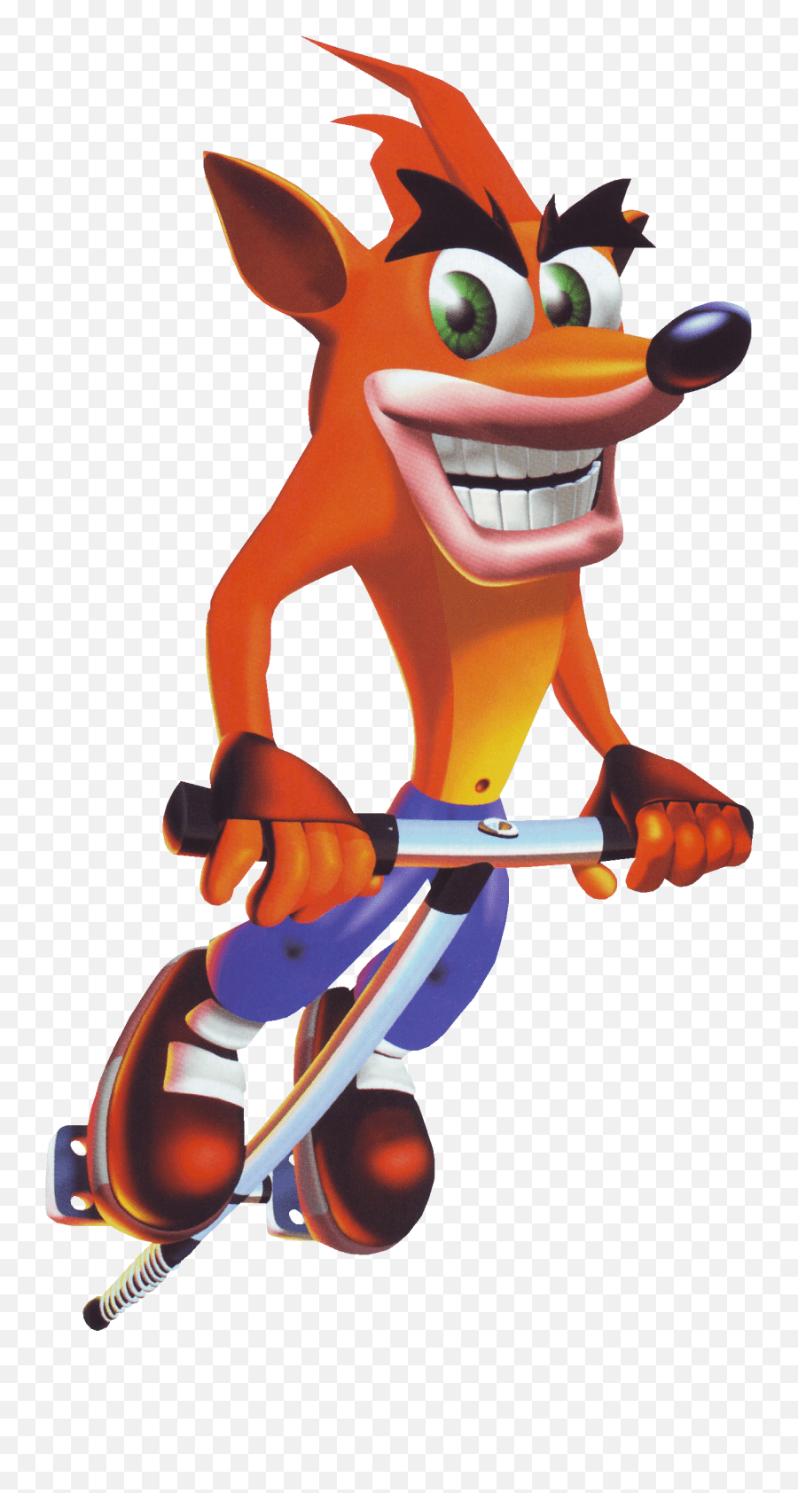 Clipart Rocket Crash Transparent Crash Bandicoot Pogo Stick Emoji