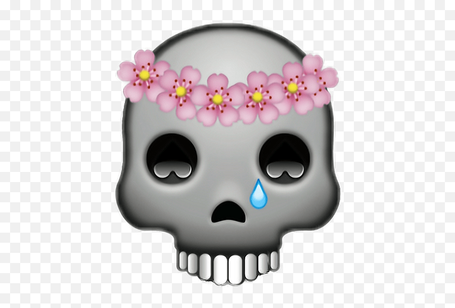 Dead Blackandwhite Emoji Snapchat Skull Emoji Png No Background,Dead