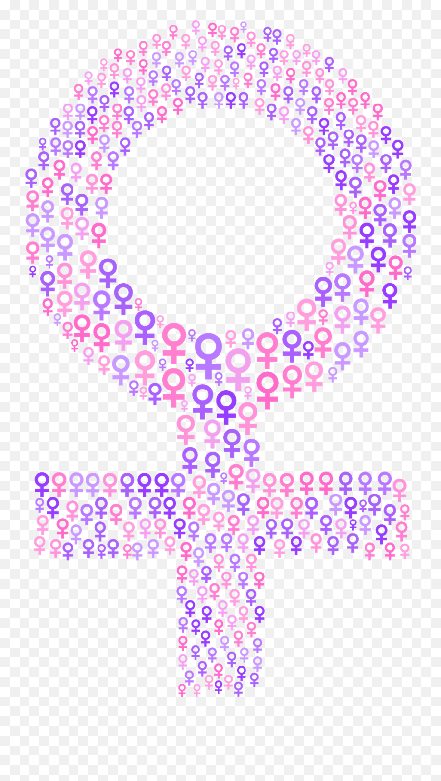 Pink Female Symbol Transparent Png Transparent Female Symbol Emoji