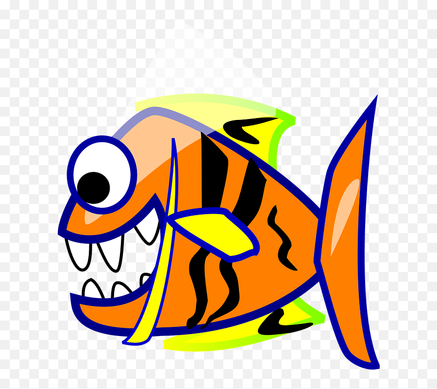 Free Cartoon Fish Fish Vectors Emoji,Swimming Emoticon free