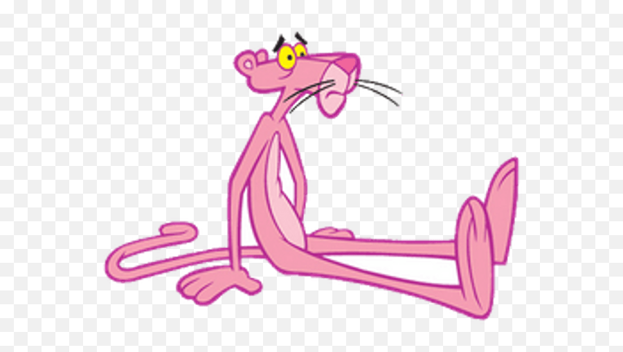 Pink Pinkpanther Cartoon Panther Cute Pink Panther Transparent Emoji