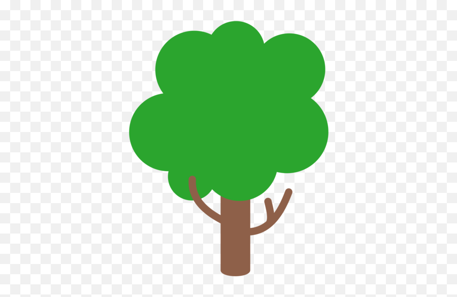 Deciduous Tree Emoji Trees Emoji,Plant Emoji free transparent emoji