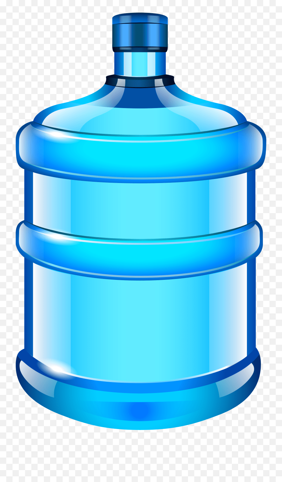 Water Bottle Clipart Transparent Water Big Bottle Png Emoji,Bottled