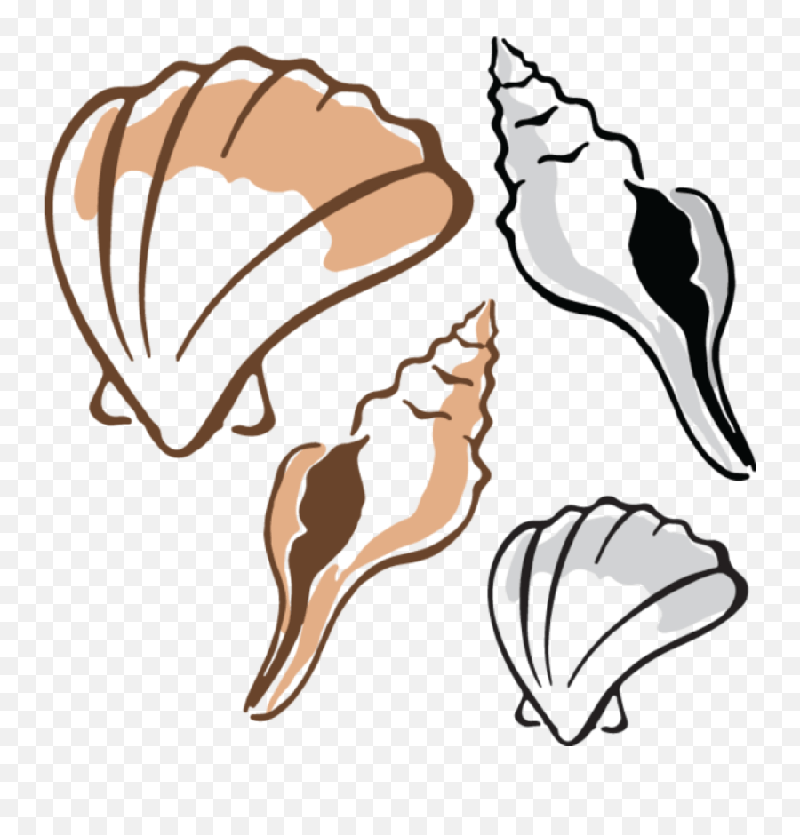 Clipart Shells Claml Cllipart Emoji,Clam Shell Emoji free