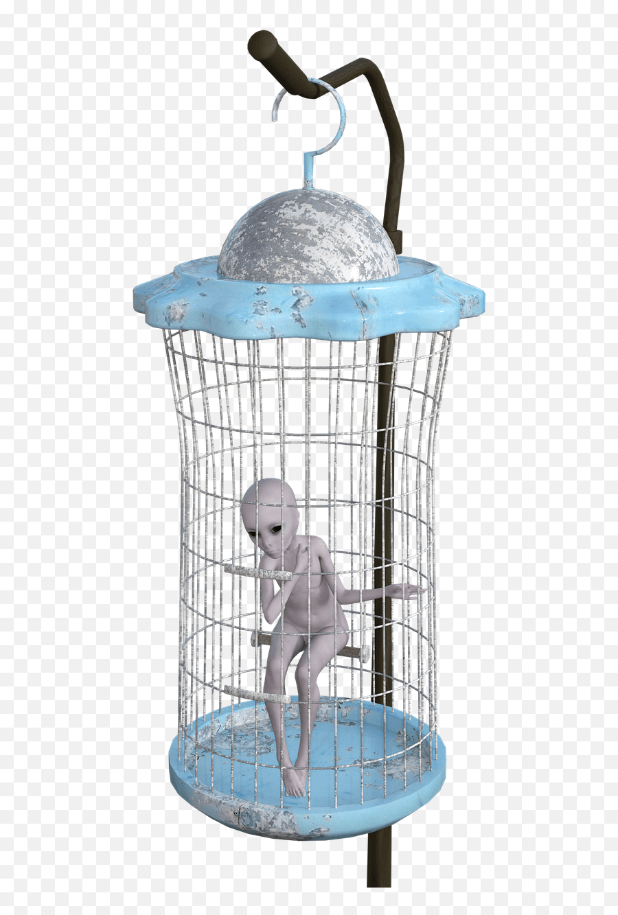 Alien Cage Trapped Solitude Png Picpng Mesh Emoji,Cage Emoji free