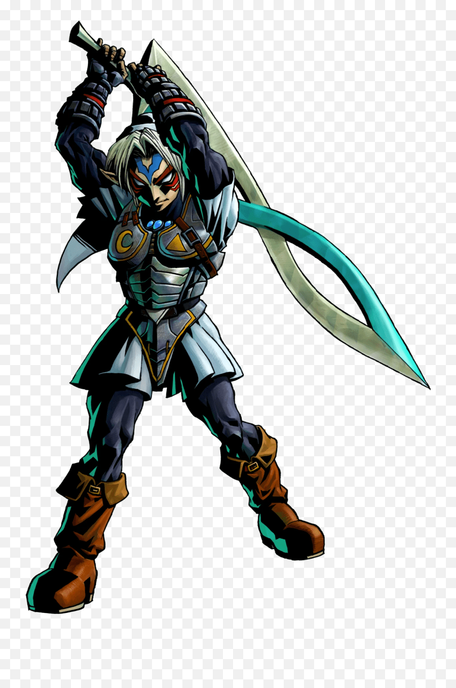 Fierce Deity Link Zelda Wiki Link Fierce Deity Emoji,Creepy Moon