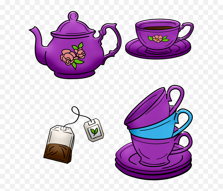 Tea Pot Cups Stacked Teapot Emoji,Tea Bag Emoji free transparent emoji