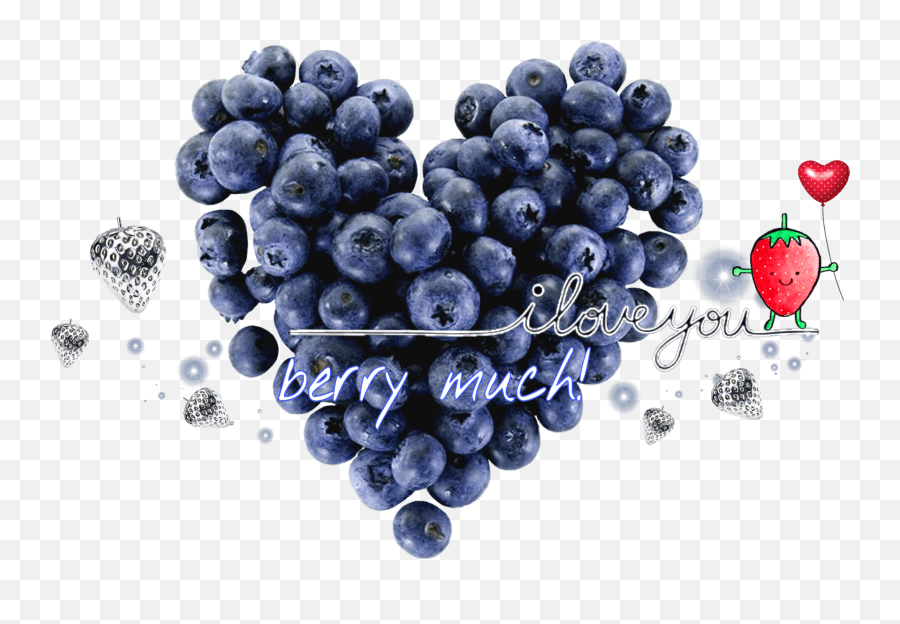 Berries Blueberries Strawberries Bilberry Emoji,Is There A Blueberry Emoji free transparent