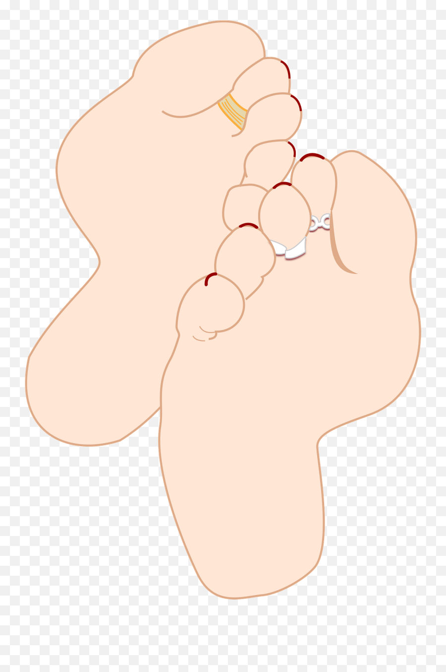 Soles Of Crossed Feet Clipart Soles Art Emoji,Feet Emoji free