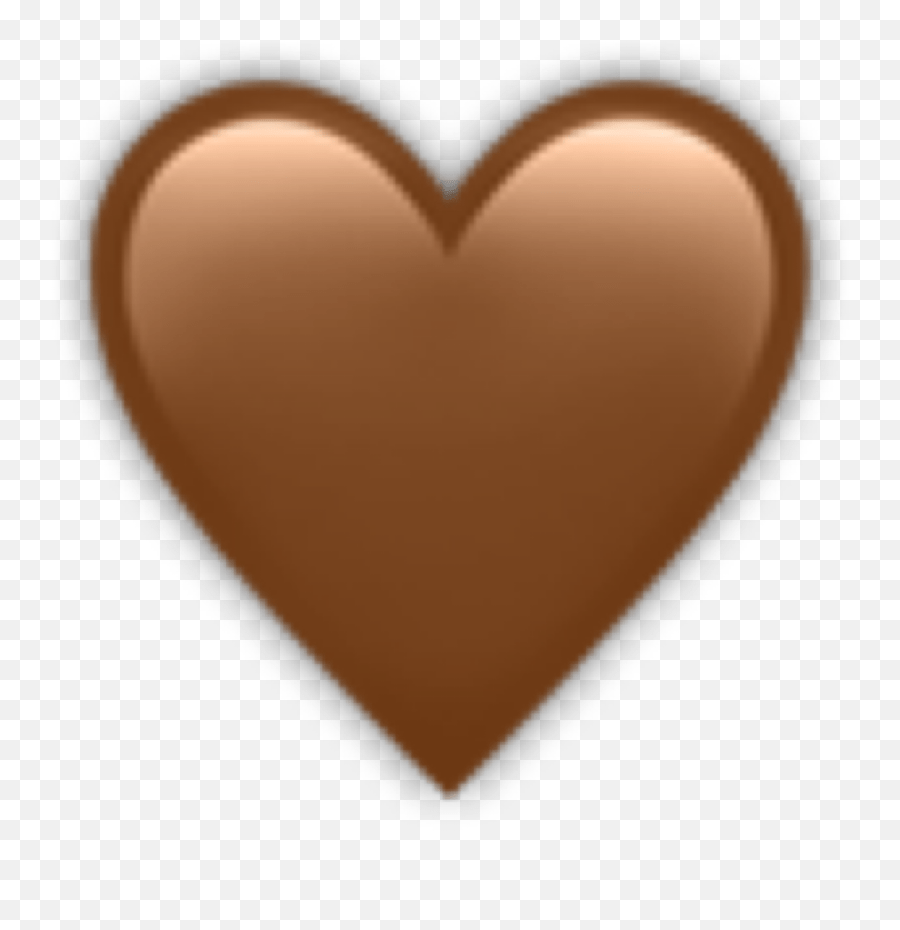 Brown Heart Emoji Sticker By Sakura Cher Solid,Brown Emoji free transparent emoji