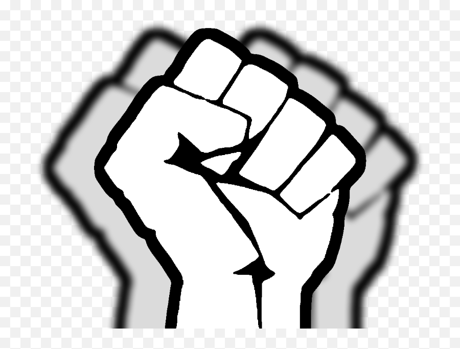 Swaying Fist Clipart Fist Fight The Power Emoji,Black Power Fist