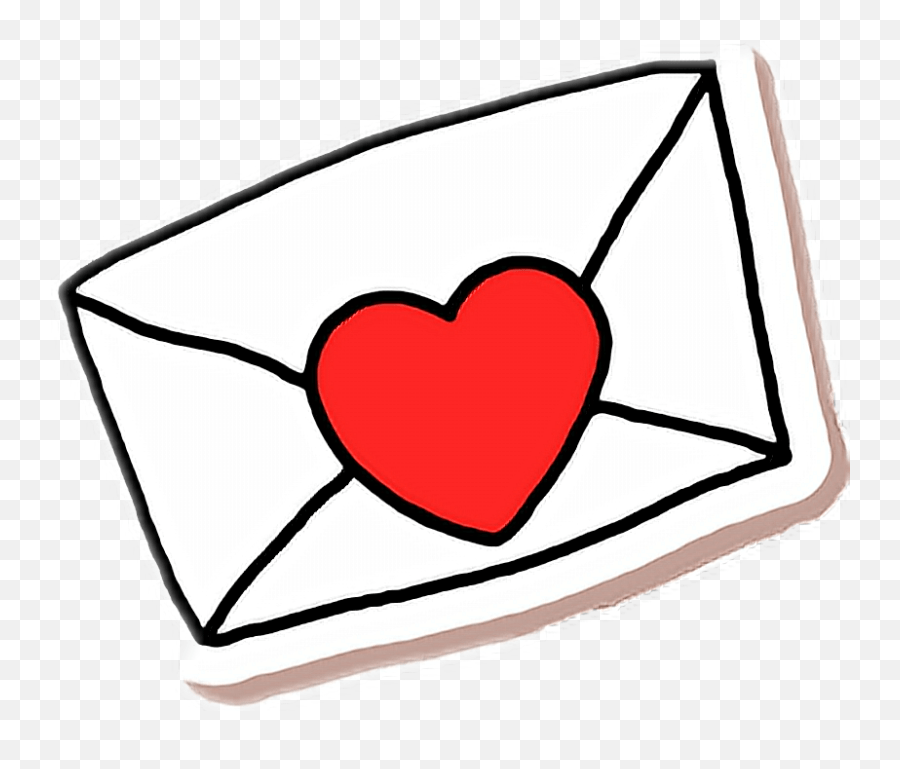 Envelope Heart Cute Cute Stickers For Valentines Day Emoji,Heart