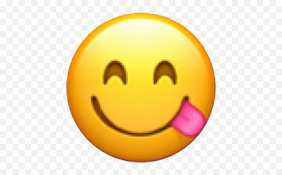 Emoji Yummy Eat Food Like Foodislife Smile Emotion Tong Smiley Emojis