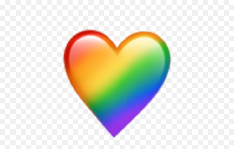 Rainbow Heart Emoji Emojis Aesthetic Tumblr Rainbow Heart Emoji Png,Rainbow Emoji free