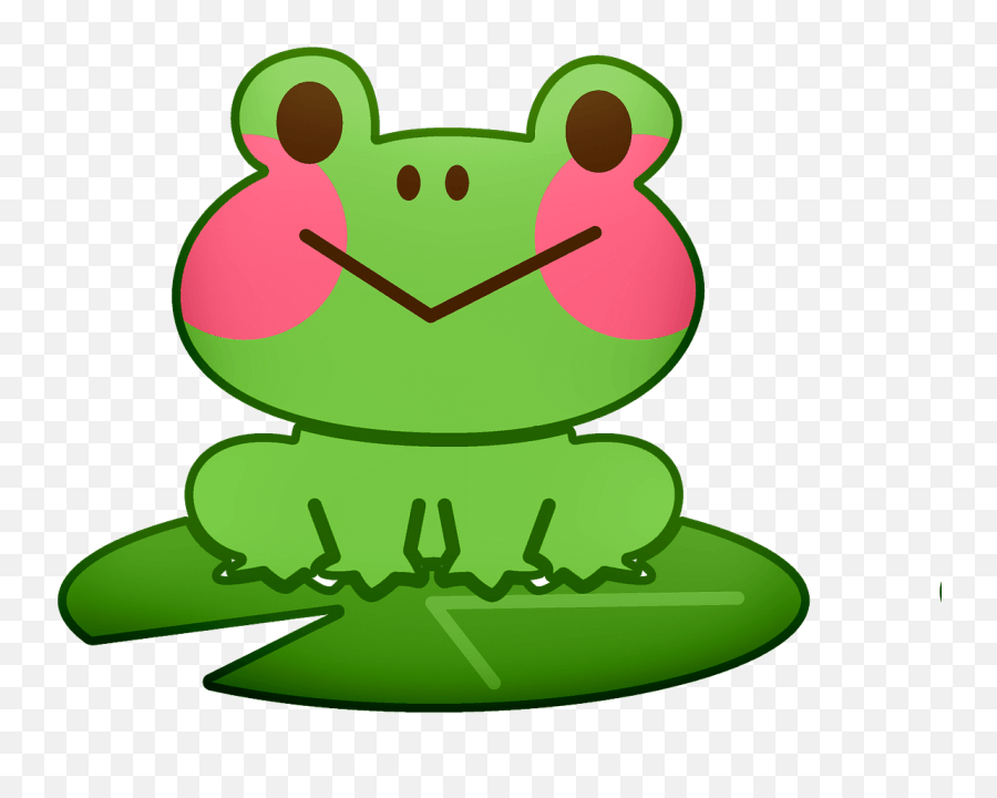 Frog On Leaf Clipart Free Download Transparent Png Creazilla Cartoon