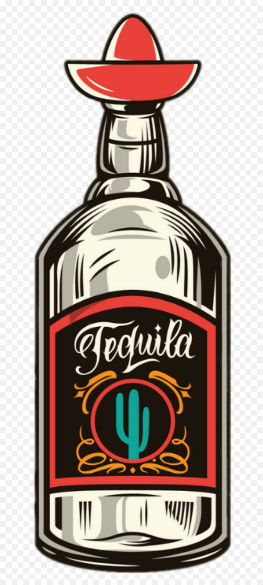 Tequila Sticker By Geraldoborrero9 Glass Bottle Emoji,Tequila Emoji