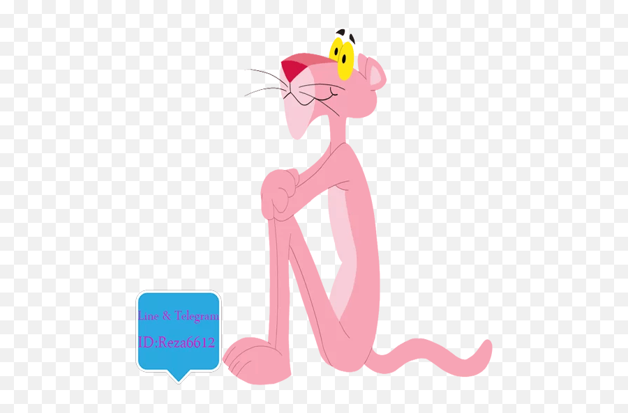 Pink Panther Stickers For Telegram Cartoon Emoji,Panther Emoji free