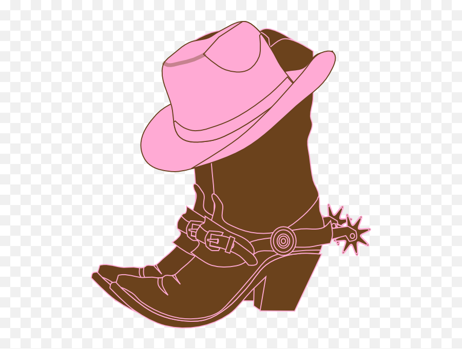Library Of Cowboys Boots Vector Black And White Download Cowgirl