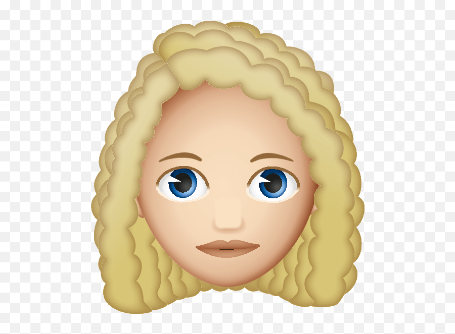 Blond Curly Hair Grey Haired Woman Emoji,Hair Emoji free