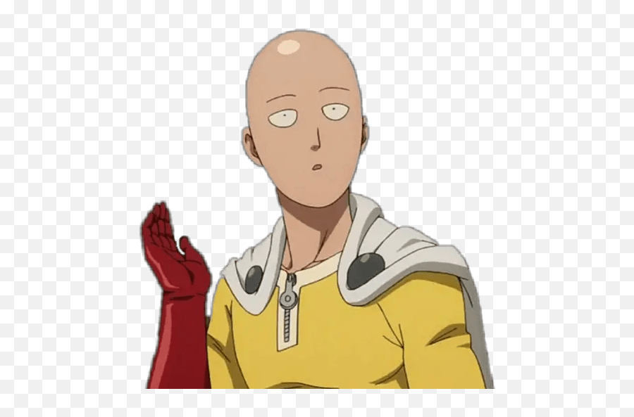 One Punch Man Fictional Character Emoji,Throat Punch Emoji free