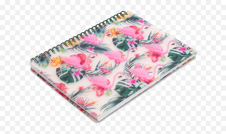 Flamingo Palm Springs A5 Poly Notebook Pansy Emoji,Find The Emoji Notebook free transparent