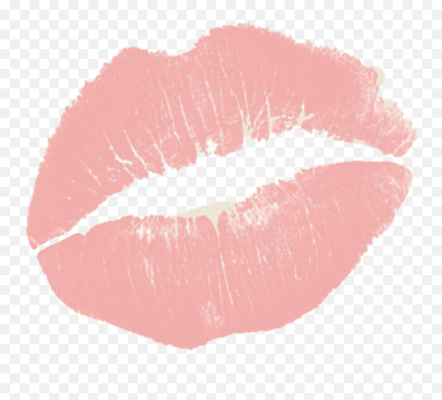 Kiss Pink Lips Pinkpastel Lip Gloss Emoji,Pink Lips Emoji free