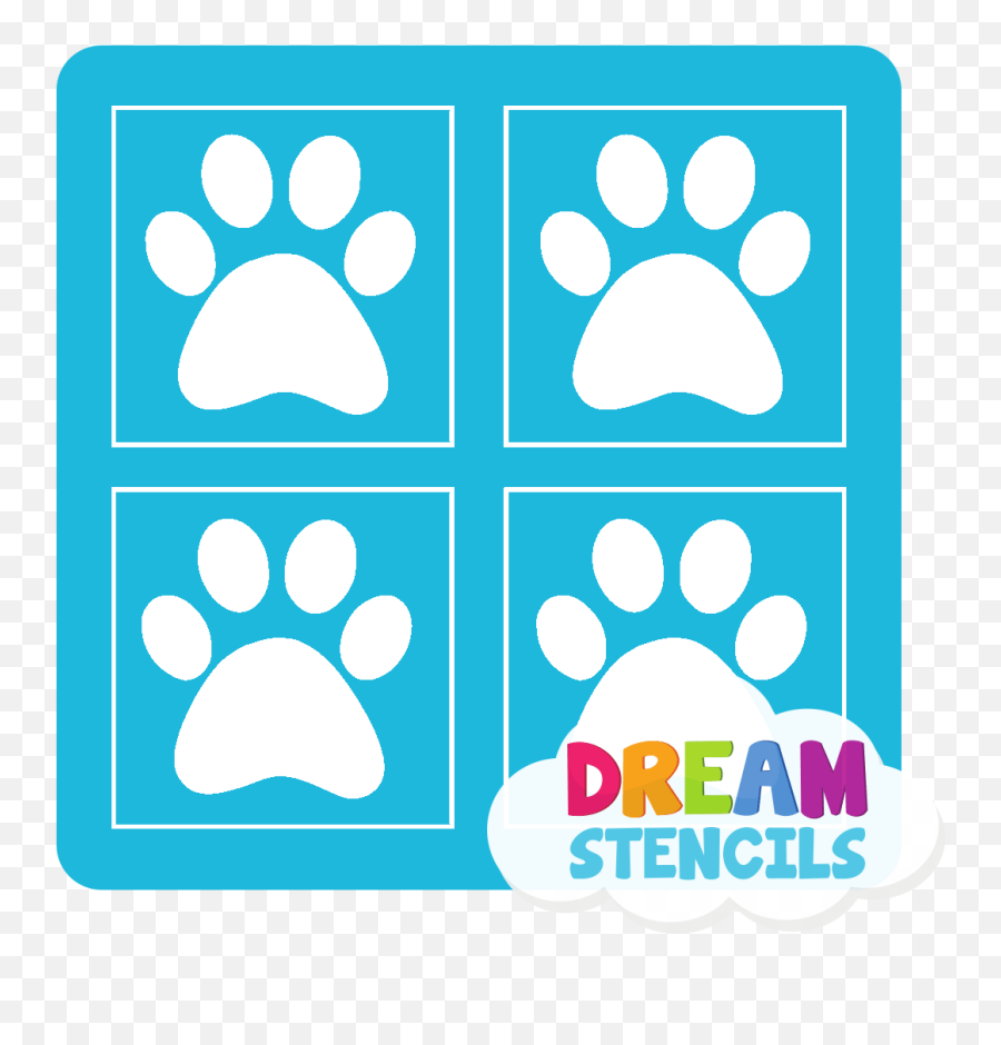 Paw Print Glitter Tattoo Stencil Tag Body Art Emoji,Paw Print Emoji