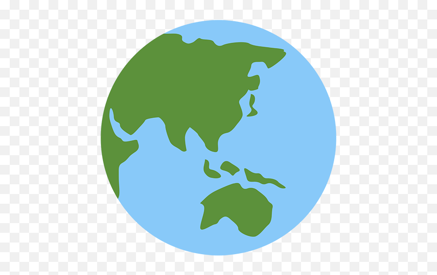 Earth Globe Asia Asia Emoji,Earth Emoji free transparent emoji
