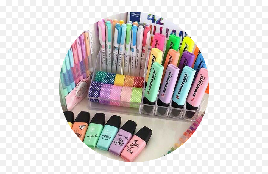 School Supplies Sticker Challenge Material Escolar Vsco Girl Emoji