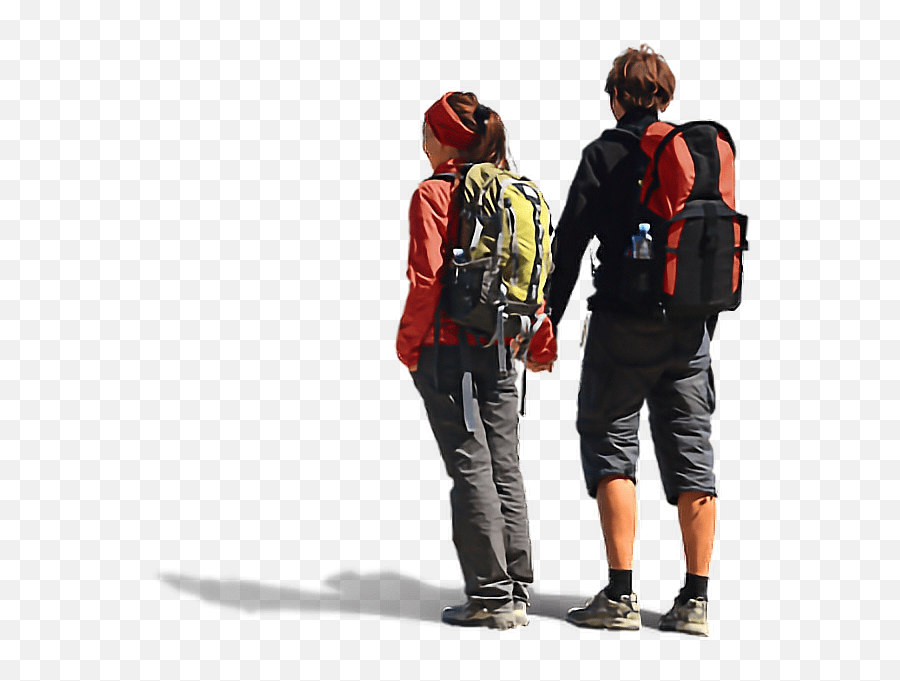 Ftestickers Couple Hikers Hiking Hiking People Png Emoji,Hiking Emoji