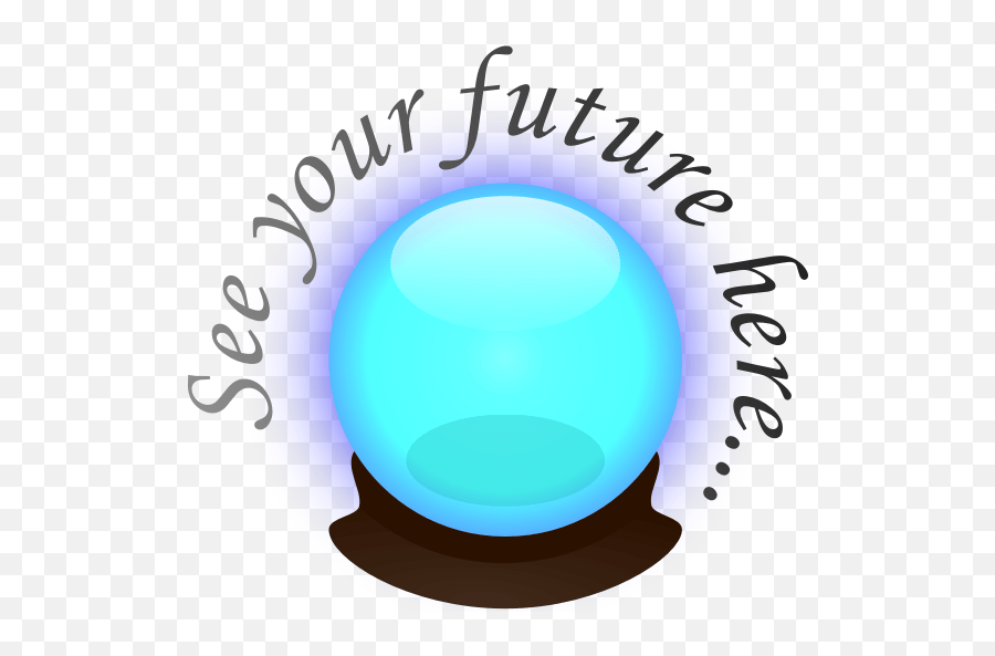 Blue Crystal Ball Crystal Ball Future Clipart Emoji,Crystal Ball
